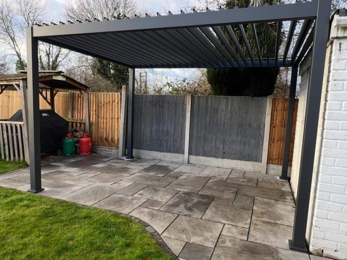 4m x 3m aluminium Pergola